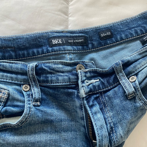 BKE men’s straight jeans 33x32 in good condition! - Picture 4 of 4